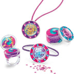 Shimmer 'n Sparkle Glitter & Gem Lip Gloss Lockets DIY Activity Set