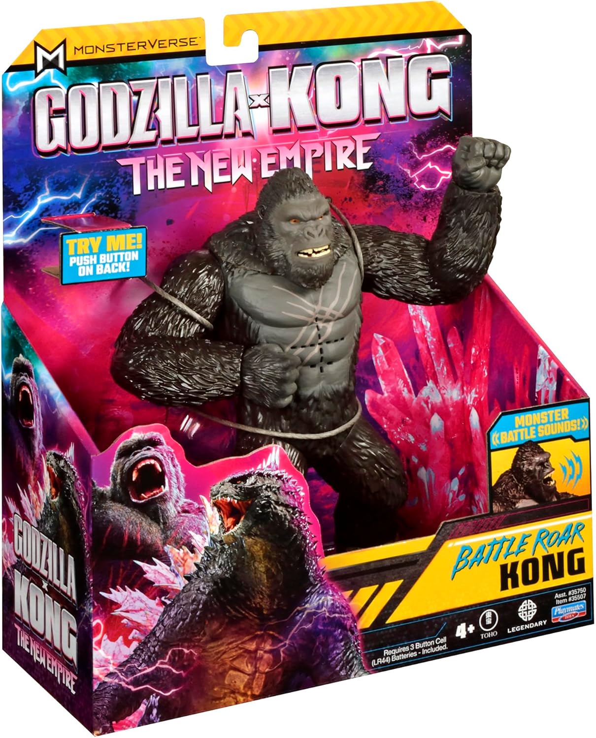 Godzilla x Kong 7" Battle Roar Kong Figure by Playmates Toys