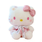 Hello Kitty Plush Toy, 23cm Kawaii Black Gold Plush Toy, Cartoon Hello Kitty Plush Toy