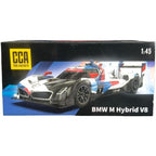 CCA Cool Chic Auto Hybrid V8 Die-Cast Model Car, 1:45 Scale, Racing Livery, Display Base Included