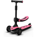 Lamborghini Pink Scooter with seat for Kids Ages 3