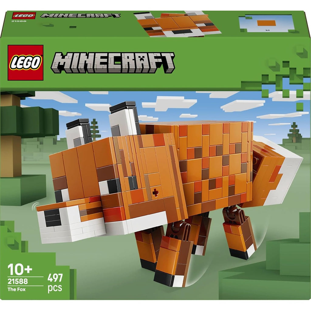 Lego 21588 Minecraft Fox Toy, Birthday Gift