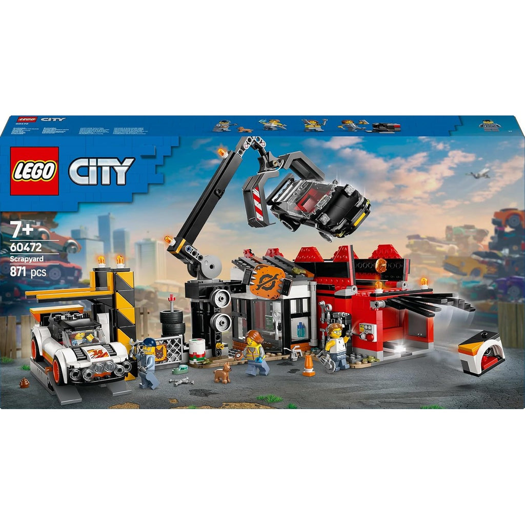 Lego 60472 City Discarded Vehicle Factory and Car, Toys