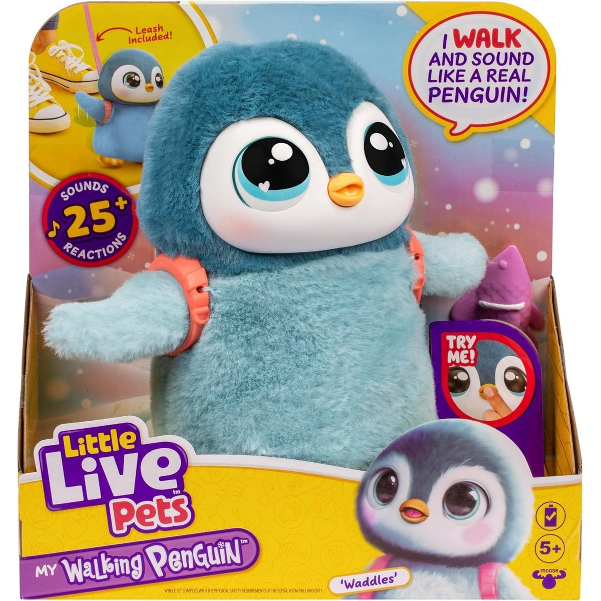 Little Live Pets Walking Penguin My Pet Waddles