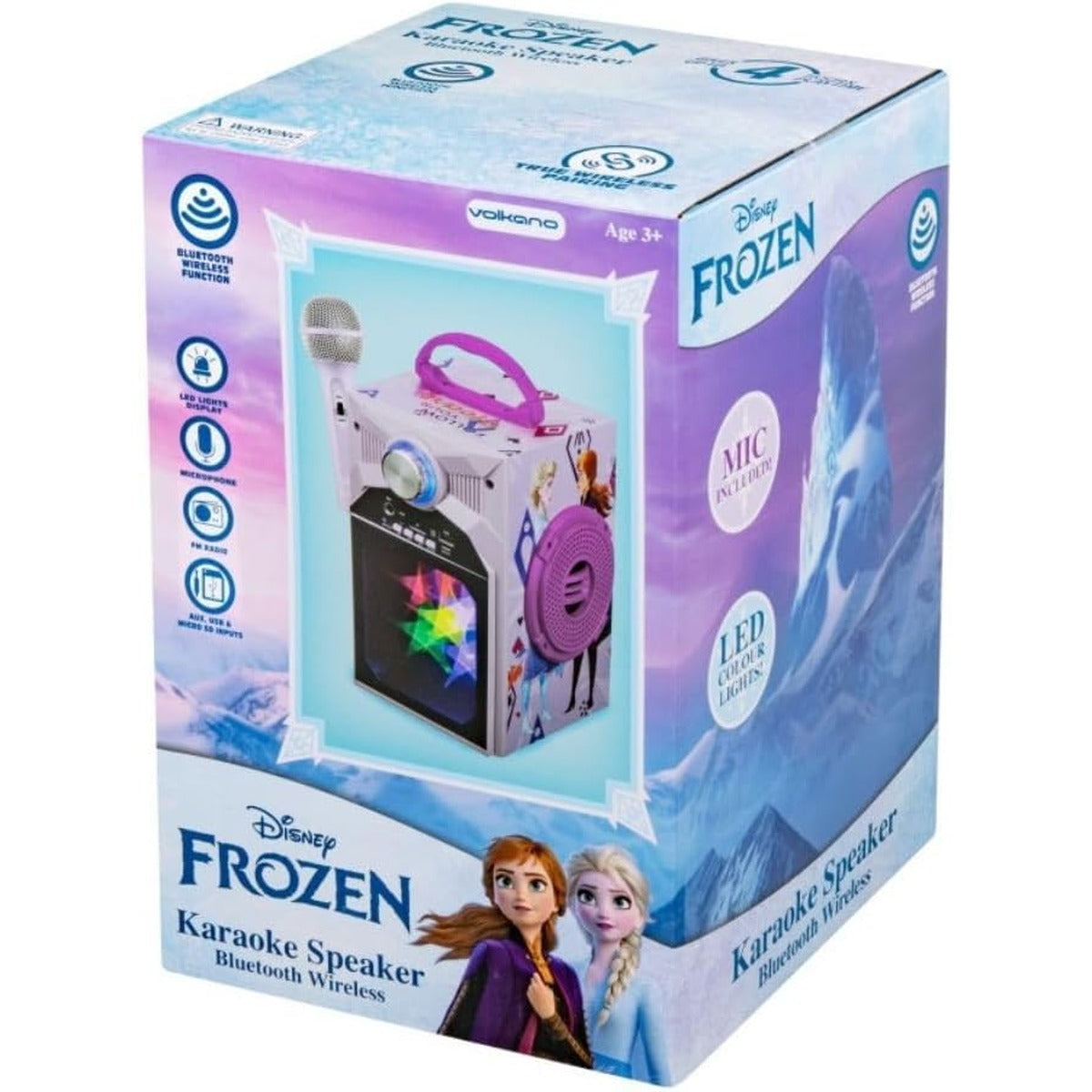 SMD'S Disney Frozen Bluetooth Karaoke Speaker with Microphone