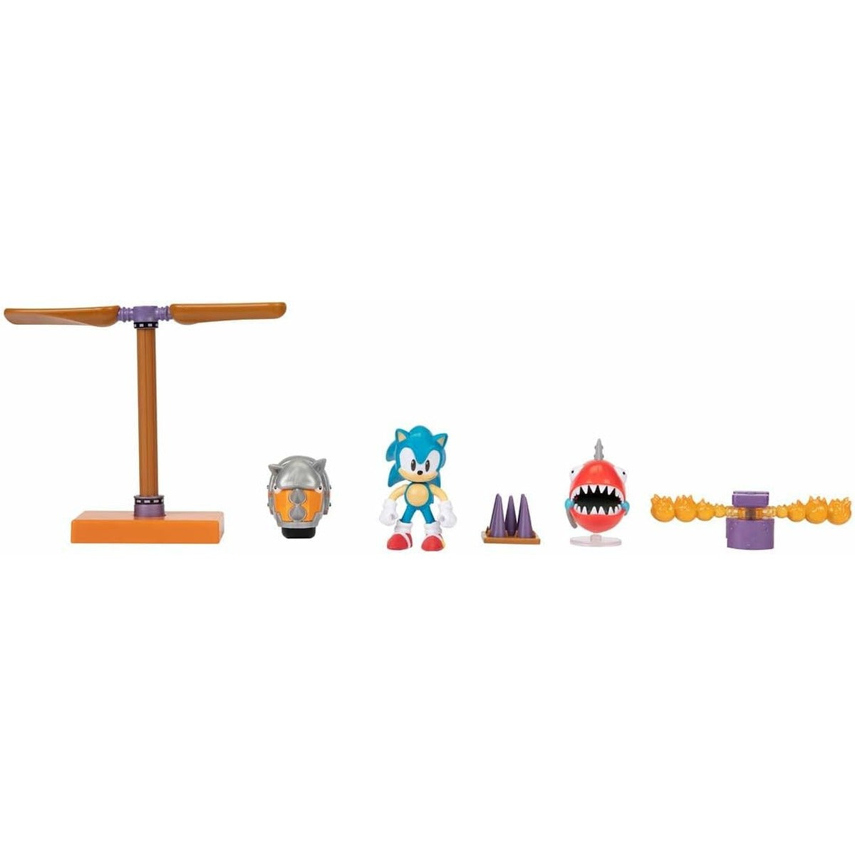 Sonic The Hedgehog Action Figures 2.5" Diorama Set - Flying Battery Zone