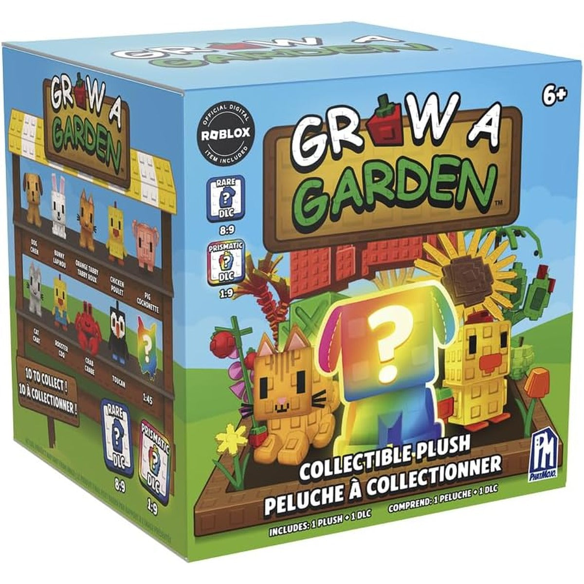 Grow A Garden - Mystery Collectible Plush - Blind Box Assortment - Series 1 - Pet Collection - Cozy Cute Stuffed Animal Toys - Includes DLC Code Redeemable on Roblox - Officially Licensed by PhatMojo