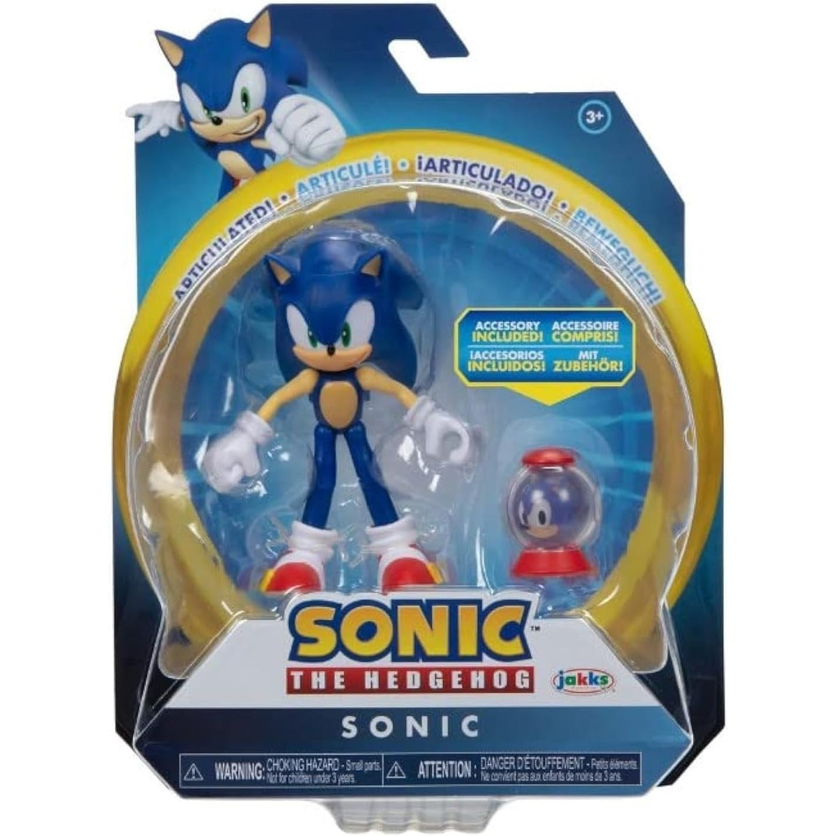 Sonic The Hedgehog 4" Articulated Action Figure Collection (Choose Figure) (Metal Sonic)