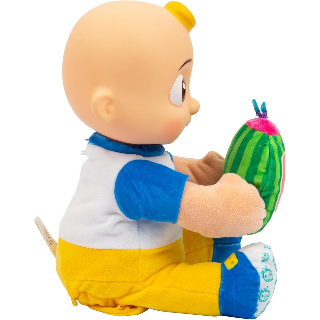 Giochi Preziosi Cocomelon Peek A Boo JJ - JJ in Plush Version 30 cm with Motorised Sounds and Movements for Playing Bubu Seven Years, for Children from 2 Years, Ccm41000