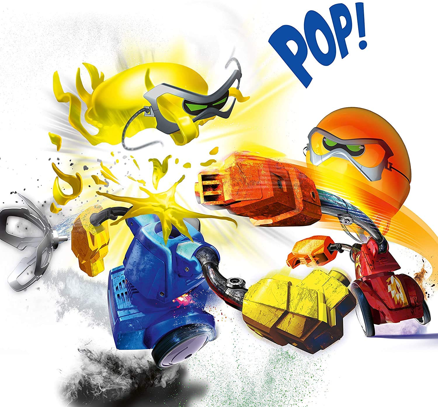 SilverLit 88039 Robo Kombat Balloon Puncher, Mixed Colours