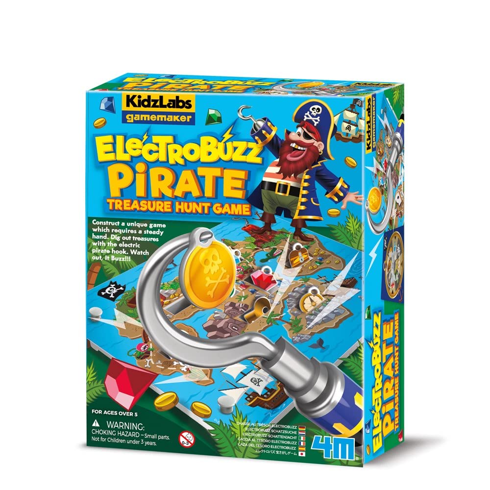 4M 403436 Kidzlabs GameMaker-Pirate Treasure Hunt, Multi Colour
