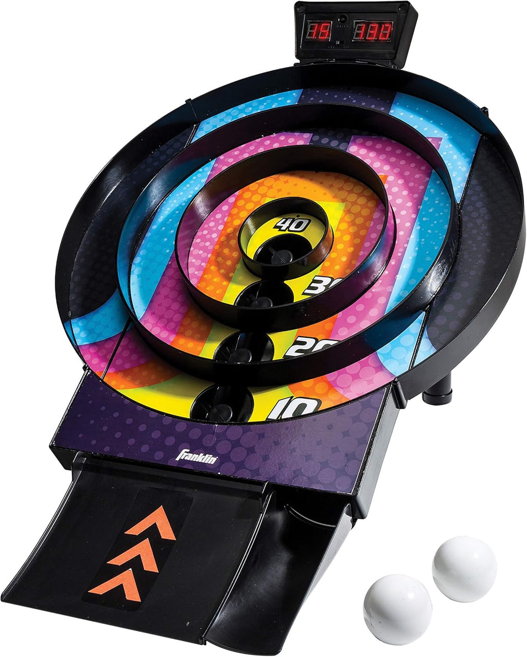 Franklin Sports Whirl Ball Arcade Game - Game Room Ready Tool Free Arcade Game - Auto Scoring Electronics with Arcade…