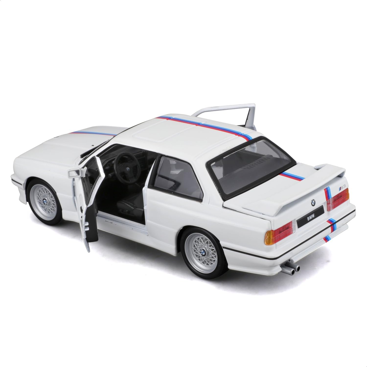Bburago (E30 May Cheong Group 1:24 BMW M3 1988 White Car for Children from 3 Years 21100W, L