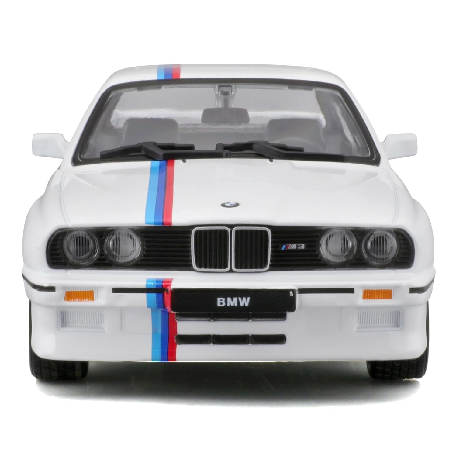 Bburago (E30 May Cheong Group 1:24 BMW M3 1988 White Car for Children from 3 Years 21100W, L