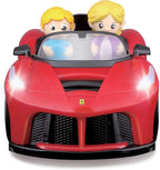 Bburago Bb Junior Ferrari Poppin Drivers Preschool Toy Car, Red