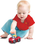 Bburago Bb Junior Ferrari Poppin Drivers Preschool Toy Car, Red