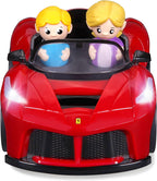 Bburago Bb Junior Ferrari Poppin Drivers Preschool Toy Car, Red