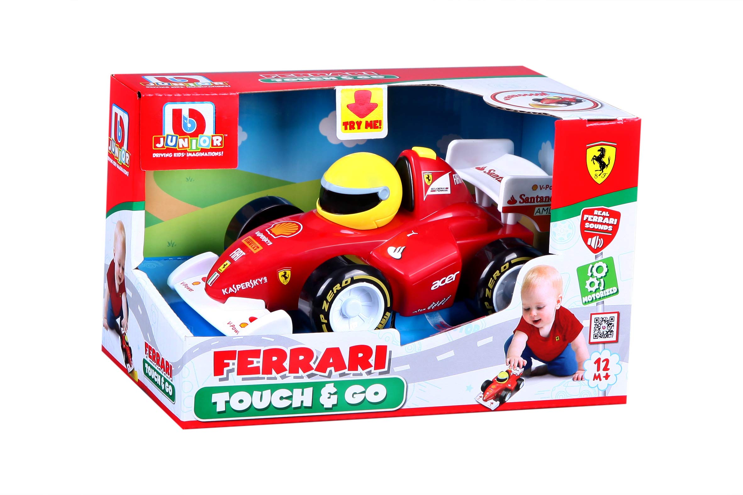 Bburago B16-81605 BB Junior Ferrari Touch & GO F2012