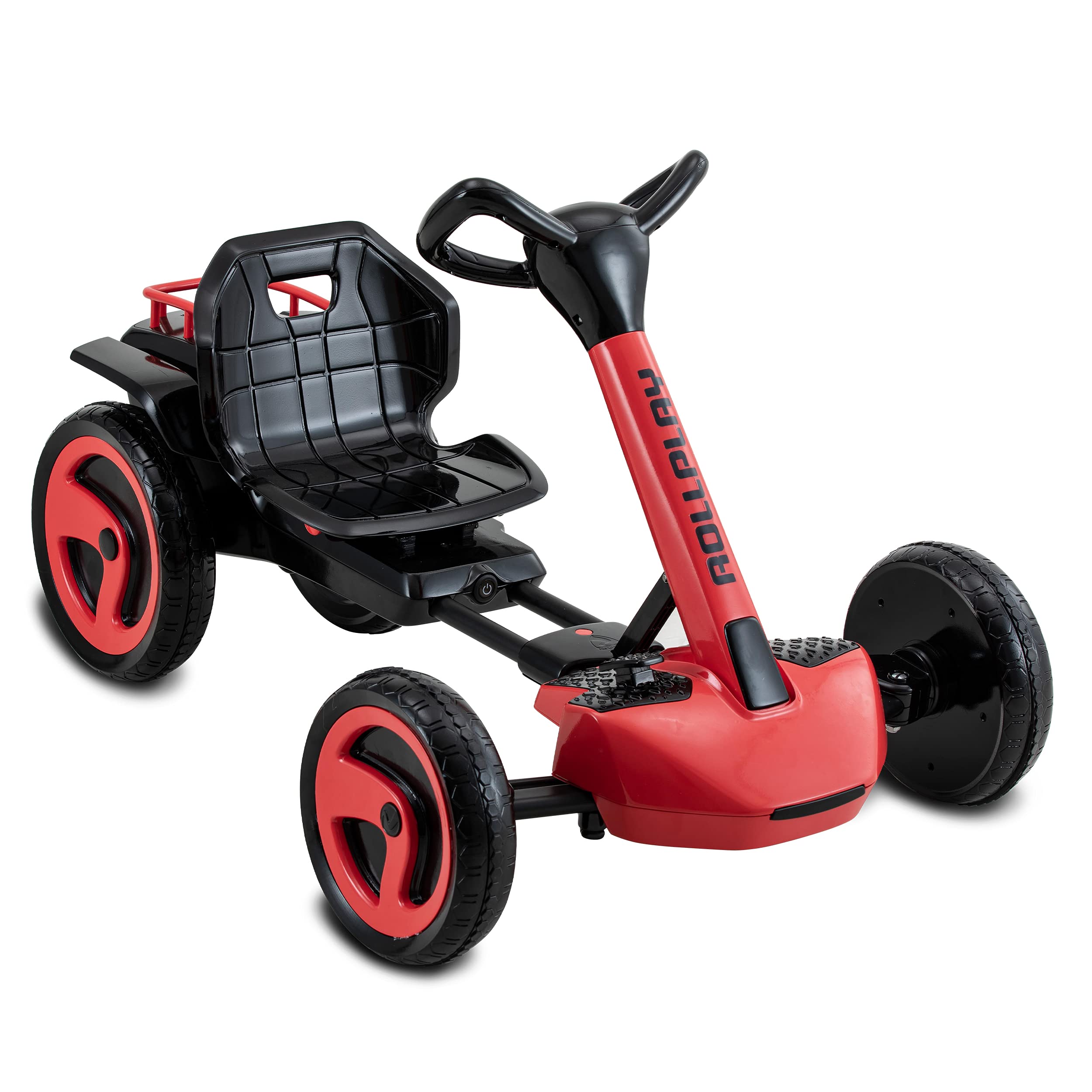 Rollplay 35441 FLEX XL Go Kart Electric Vehicle with 12 Volt Battery, Red
