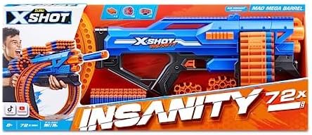 XSHOT Insanity Mad Mega Barrel Blaster Open Box, Exciting Toy Gun