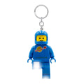 LEGO Minifigures Keychain Light - Spaceman Blue (KE10H), LED Light, Bag charm, Extra-Large 3 Inch Tall Figure