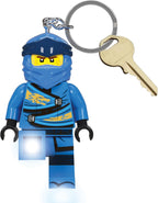 LEGO Ninjago Large 3 Inch Tall Figure Keychain Light - Jay (KE148H)