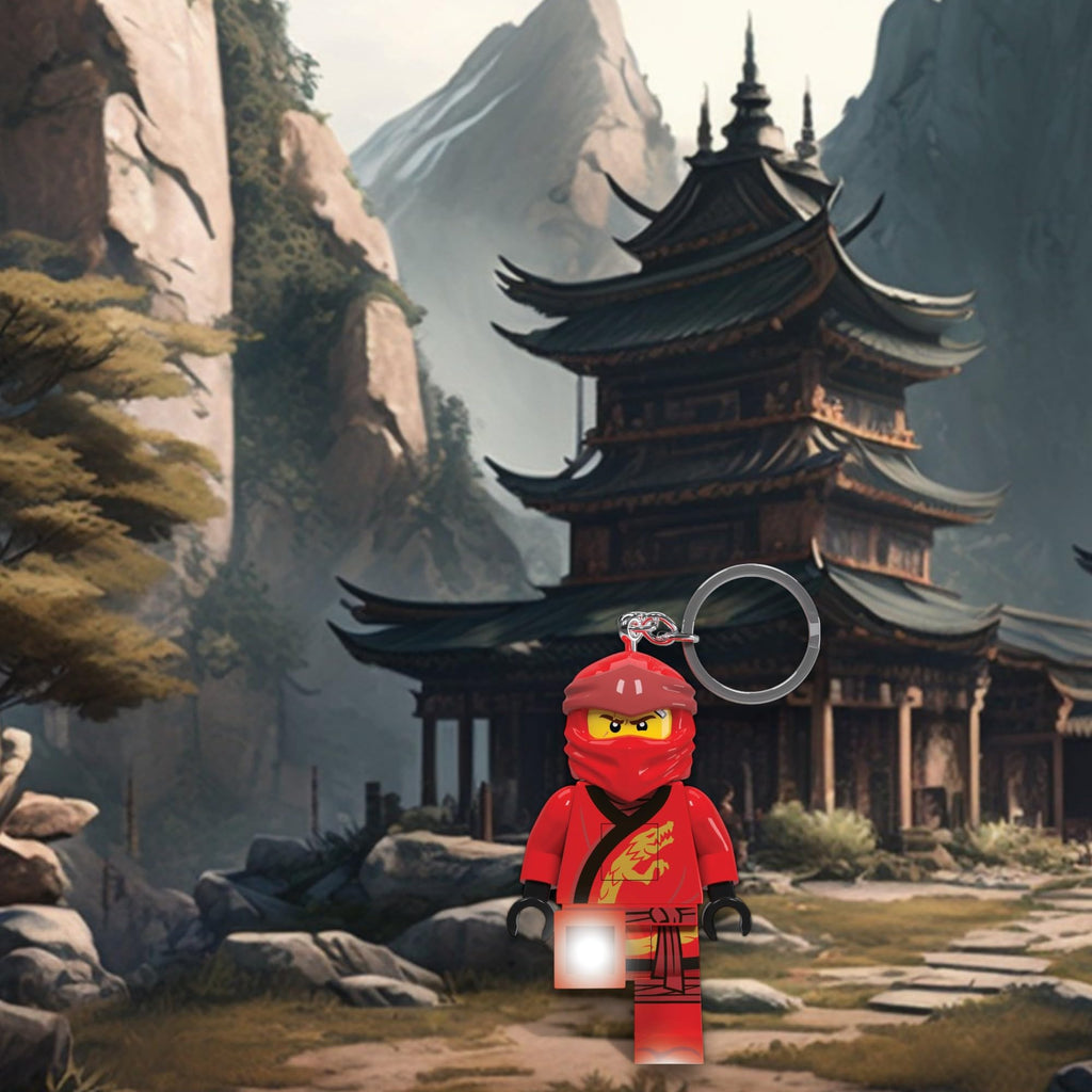LEGO Ninjago Keychain Light - Kai (KE149H), 3 inch tall figure