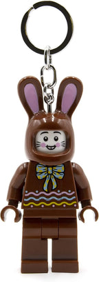LEGO Chocolate Bunny & Carrot Mascot Keychain Light Bundle