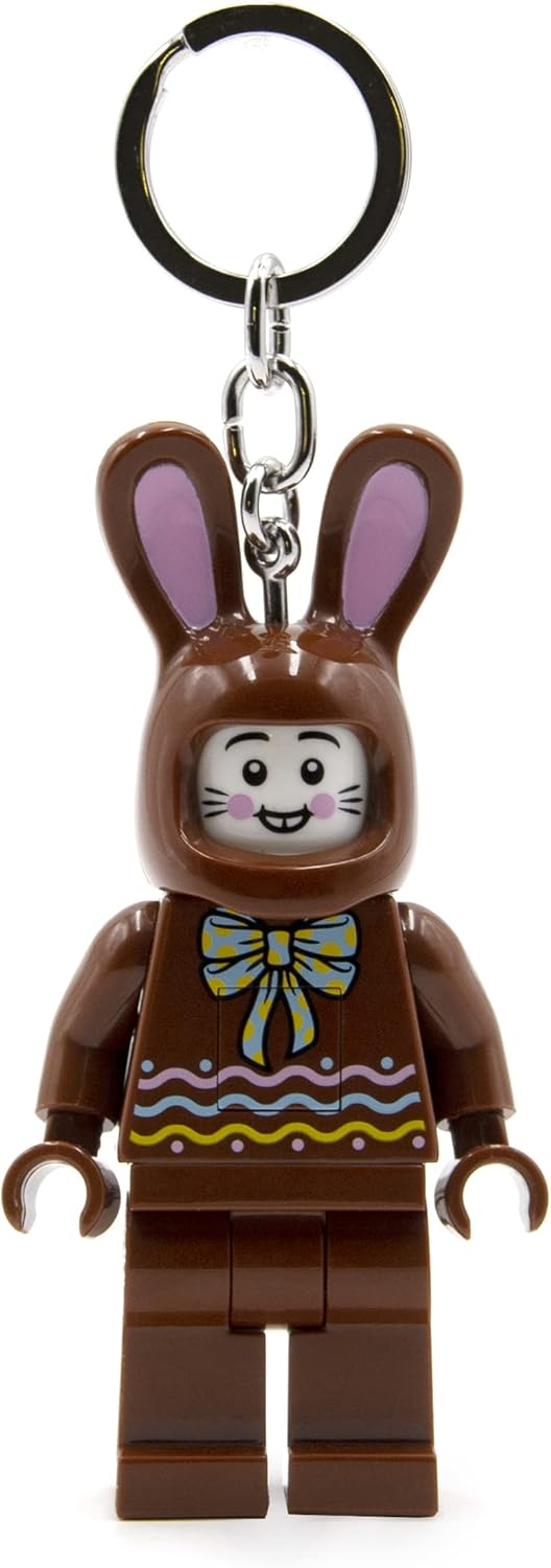 LEGO Chocolate Bunny & Carrot Mascot Keychain Light Bundle