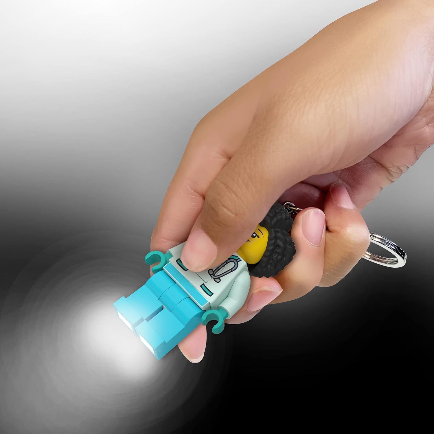 LEGO City Large 3 Inch Tall Figure Keychain Light