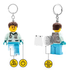 LEGO Minifigures Keychain Light - Male Nurse - 3 Inch Tall Figure (KE194H)