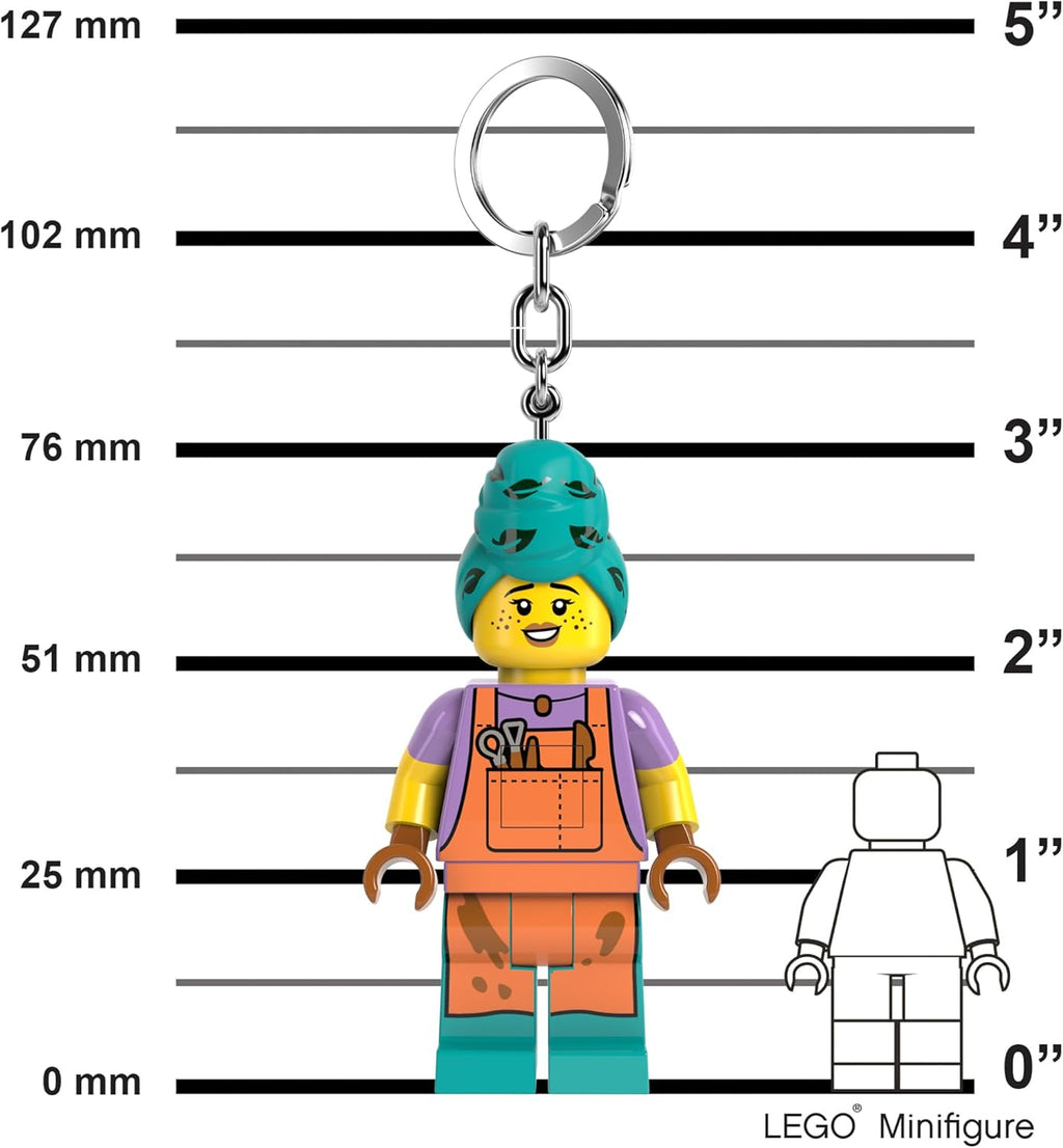 Lego Minifigures Large 3 Inch Tall Figure Keychain Light