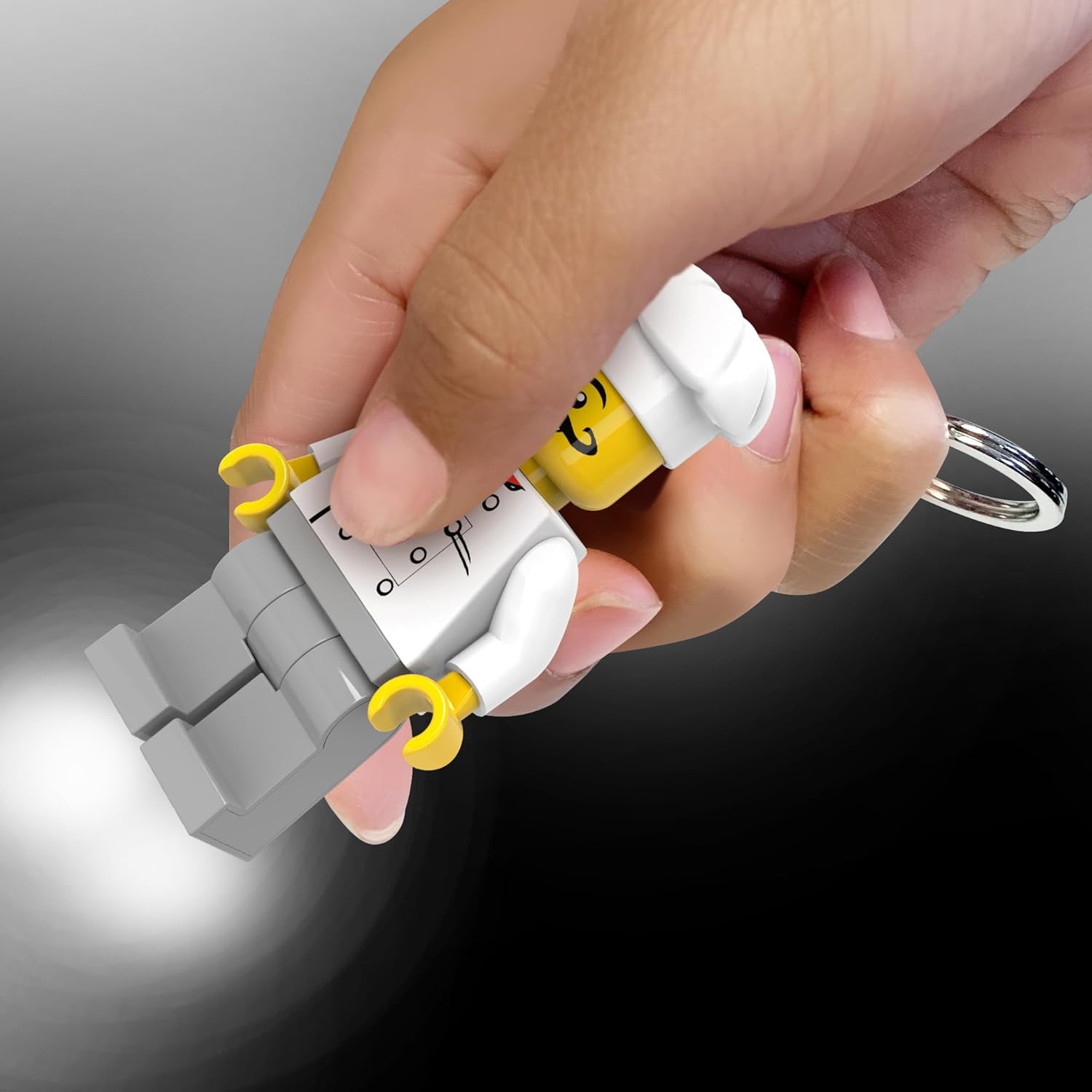 LEGO Minifigures Large 3 Inch Tall Figure Keychain Light - Chef (KE24H)