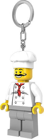 LEGO Minifigures Large 3 Inch Tall Figure Keychain Light - Chef (KE24H)