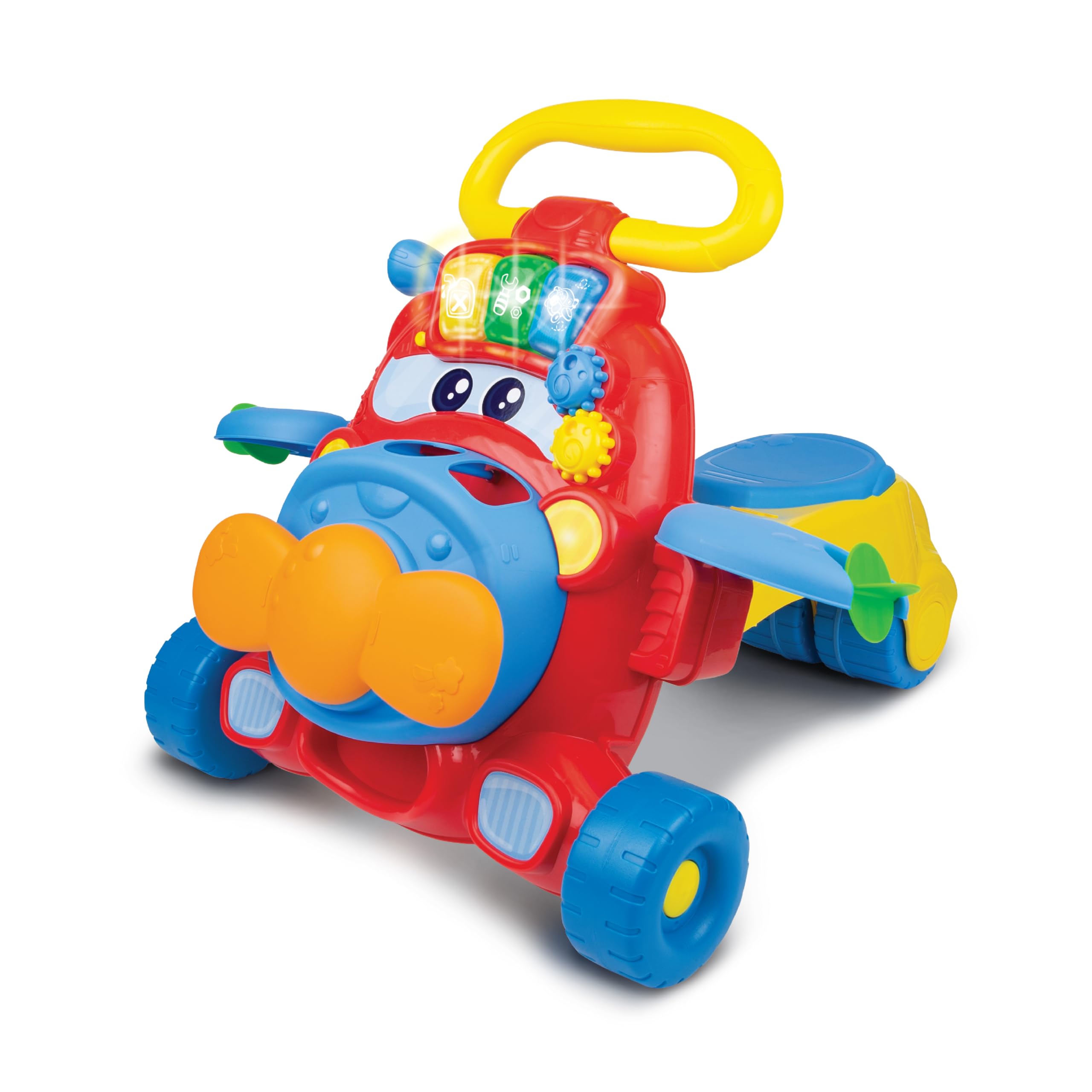winfun 000875 Junior Jet 2-in-1 walker and ride-on Baby Toy