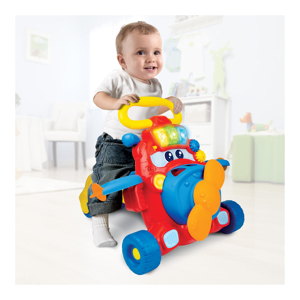winfun 000875 Junior Jet 2-in-1 walker and ride-on Baby Toy