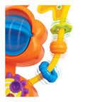Winfun Grow with Me Fox Walker – 2-in-1 Sit & Play Baby Activity Walker with Lights, Sounds, Mirror, Gears, Beads & Learning Buttons – Developmental Toy for Ages 6–36 Months, Unisex Gift Idea
