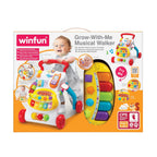 winfun 0804-NL Richmond Toys Grow with Me Musical Walker, Multi Color