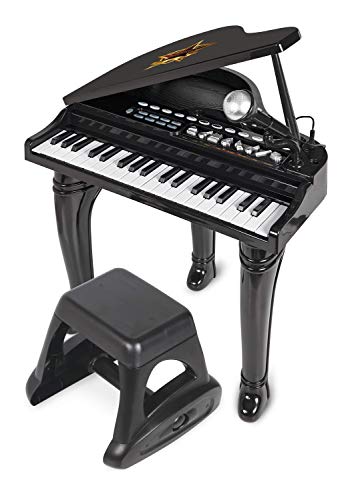 winfun 002045-NL 37 Keys Symphony Piano Set, Black