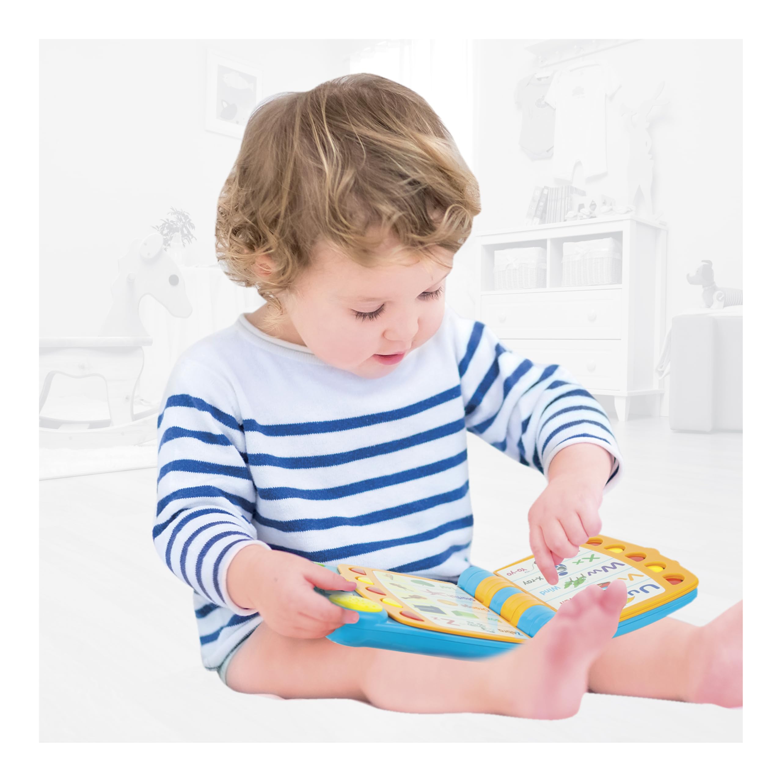 winfun- Talking Activity Book, White (CPA Toy Group 7309019)