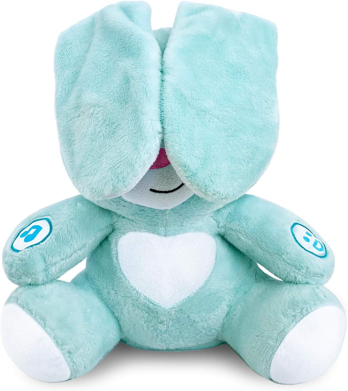 BabyBibi - Peluche de conejito de peluche suave interactivo, 16 pulgadas de alto, juguete Peek a Boo para edades de 6 meses a 5 años