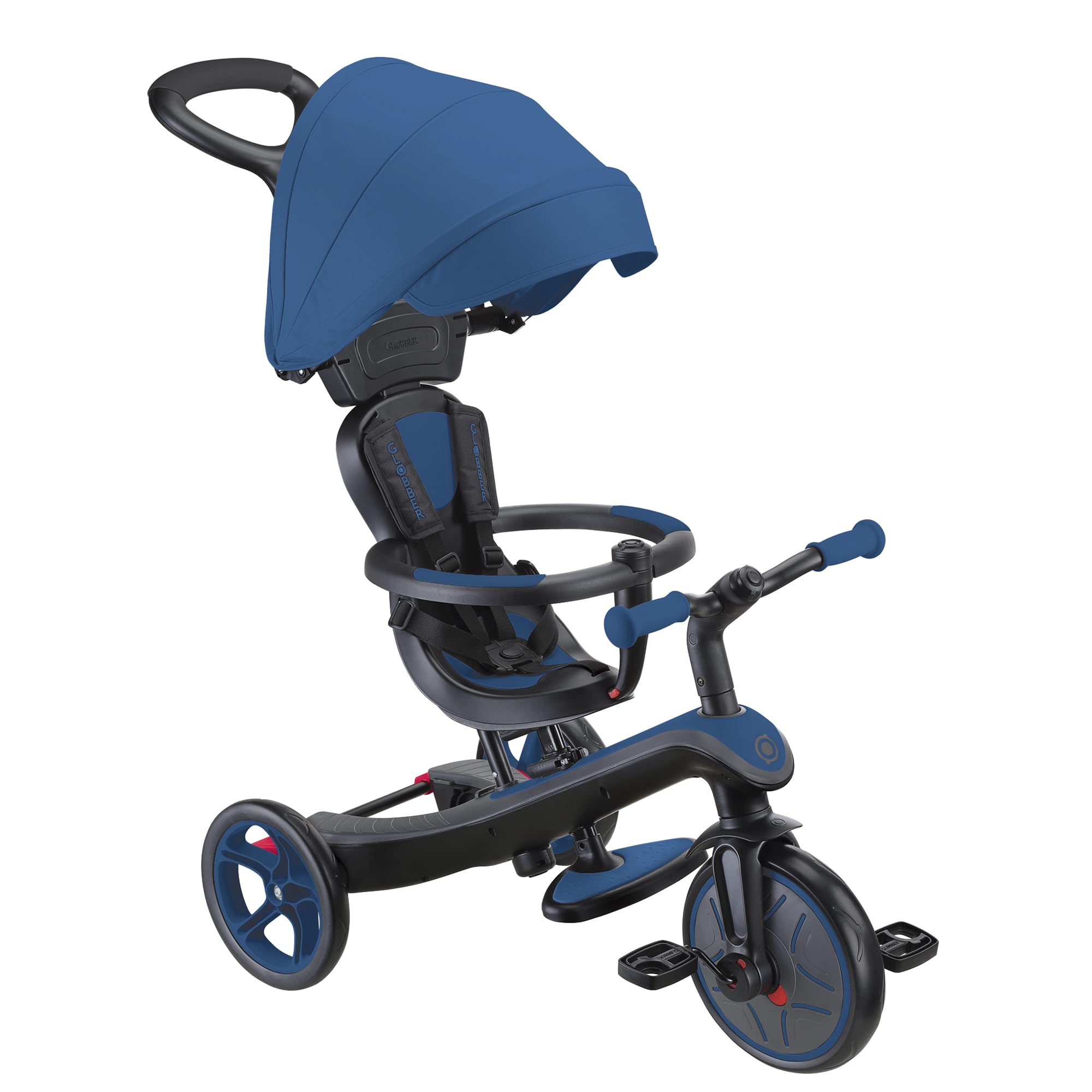 Globber Explorer Trike 4 in 1 Balance Bike Ride with Parent Handle