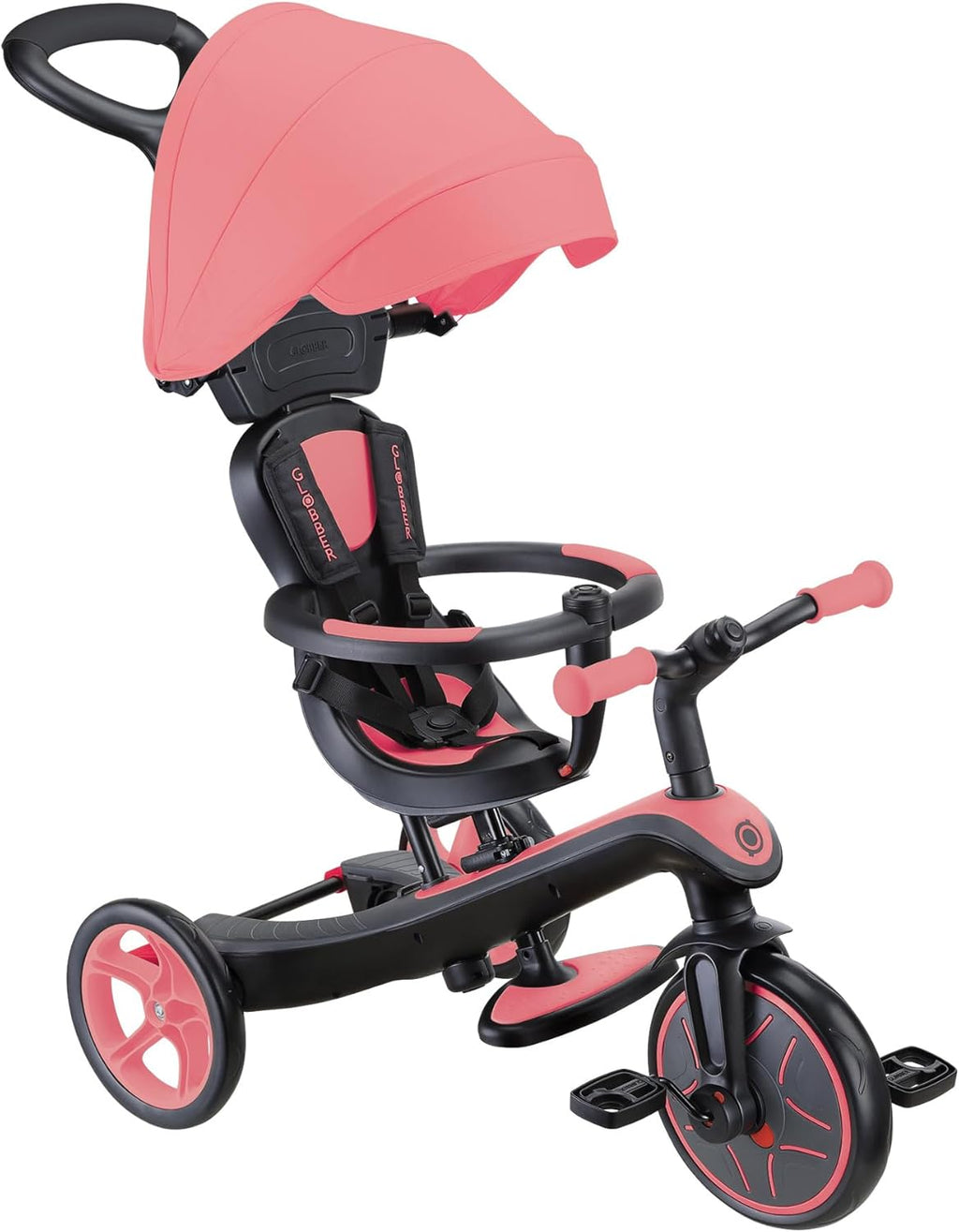 Globber - 4 in 1 Explorer Tricycle Pink