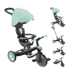 Globber Explorer Trike 4 in 1 Balance Bike Ride with Parent Handle