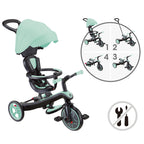 Globber Explorer Trike 4 in 1 Balance Bike Ride with Parent Handle