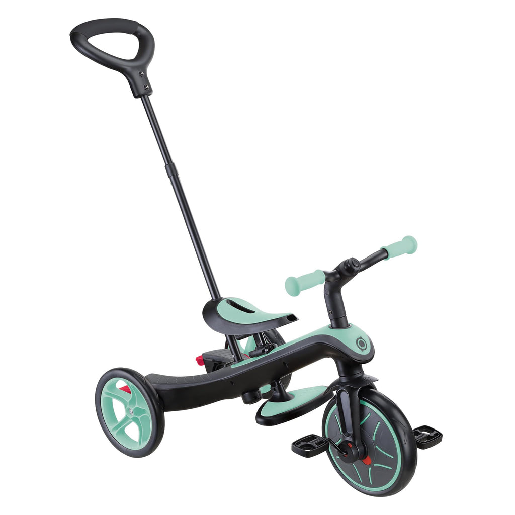 Globber Explorer Trike 4 in 1 Balance Bike Ride with Parent Handle
