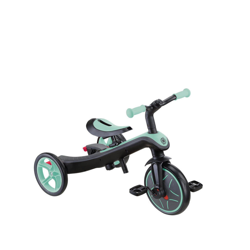 Globber Explorer Trike 4 in 1 Balance Bike Ride with Parent Handle