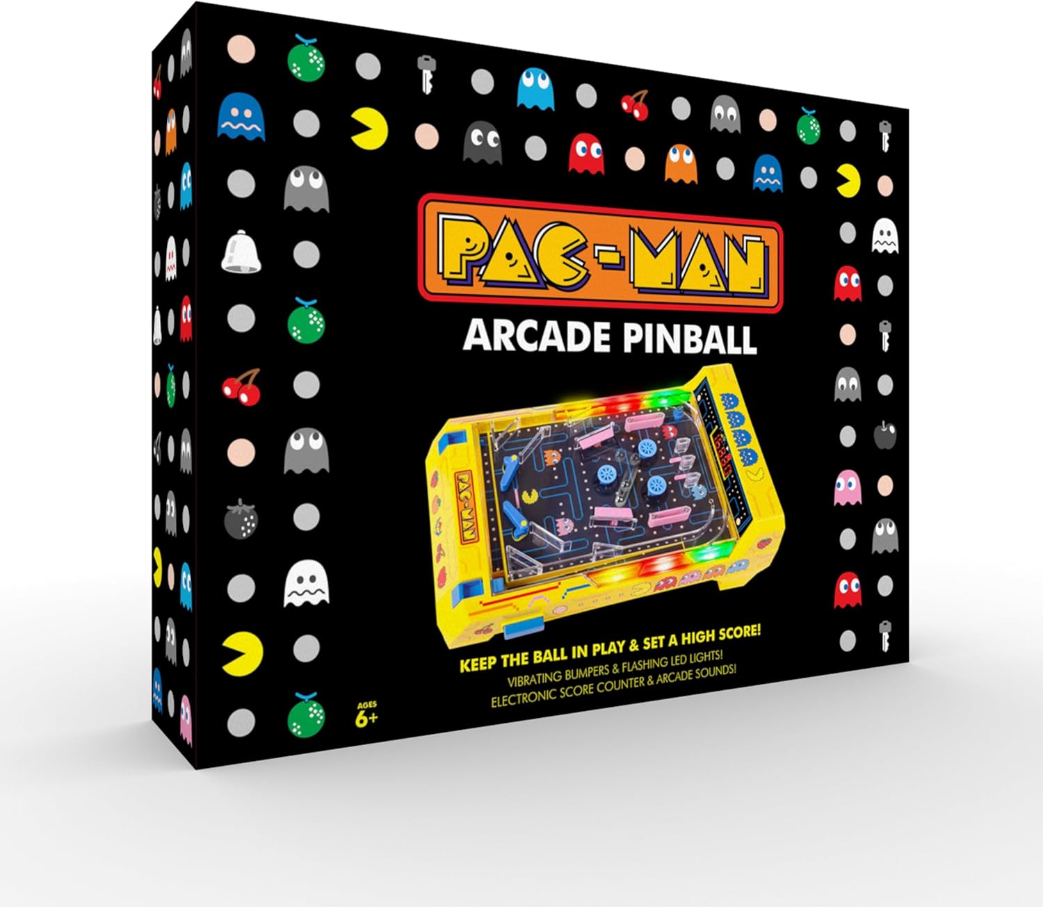 Merchant Ambassador Electronic Arcade Pinball Pac-Man Edition Desktop Game