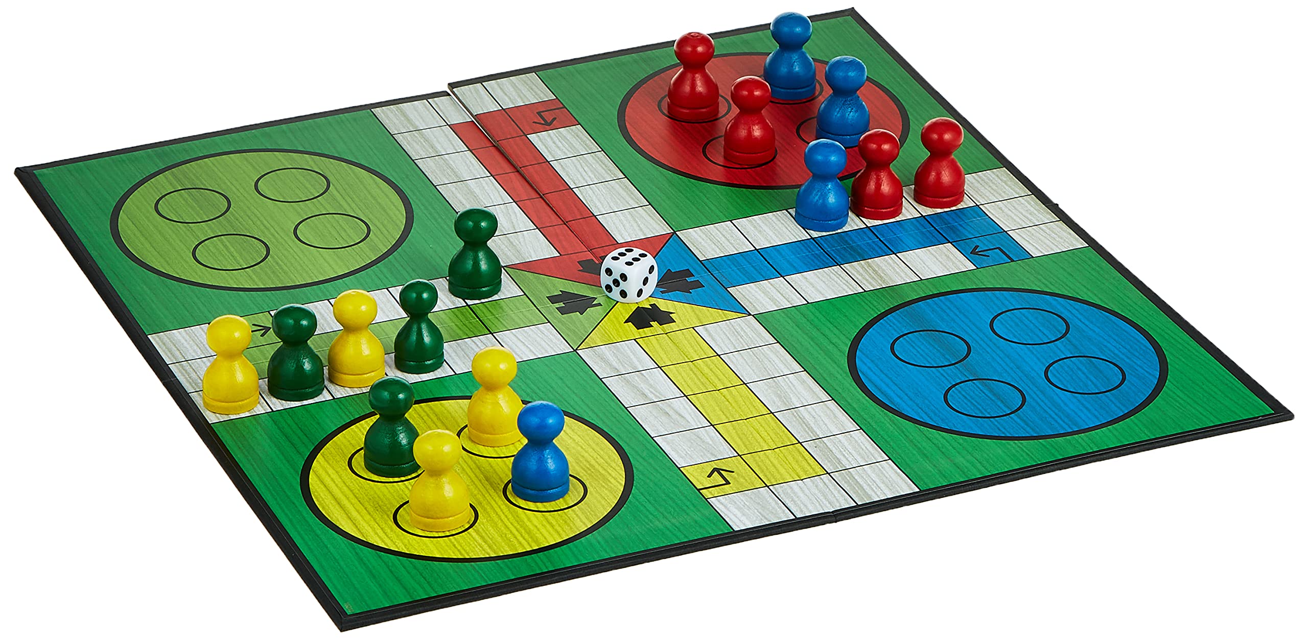 Classic Wooden Ludo/Parcheesi
