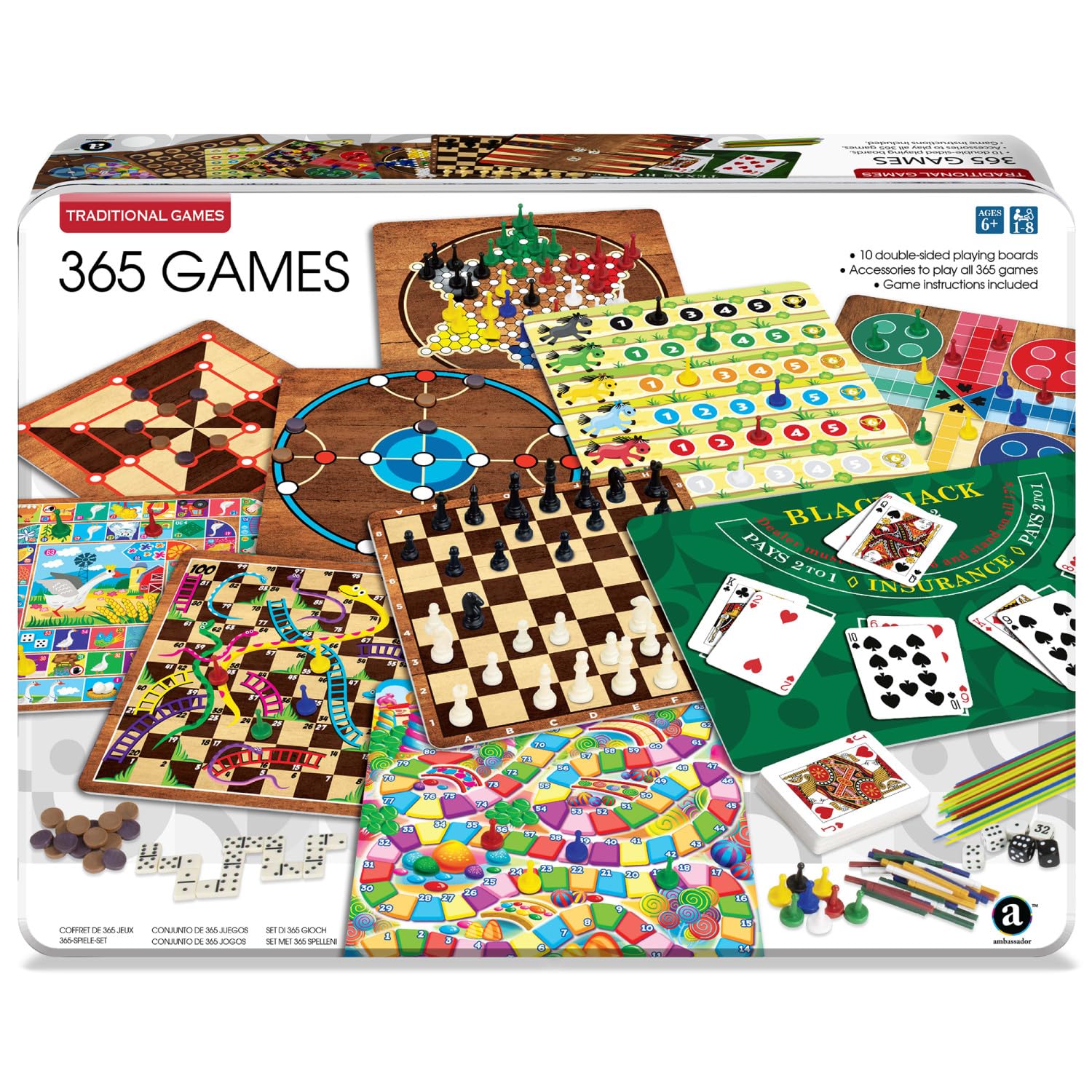 Merchant Ambassador Games Classic Games, 1+ players - 365 Games,Multi